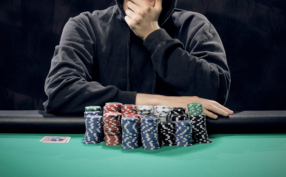 Jugador con un gran stack en su poder